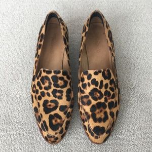 Madewell Frances Loafer in Leopard Calf Hair